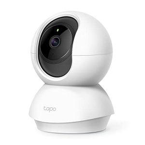 TP-Link Tapo 360° 2MP 1080p Full HD Pan/Tilt Home Security Wi-Fi Smart Camera| Alexa Enabled| 2-Way Audio| Night Vision| Motion Detection| Sound and Light Alarm| Indoor CCTV (Tapo C200) White
